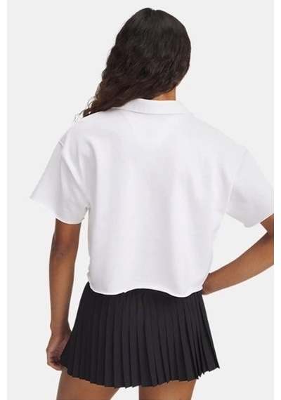 Under Armour Ua Icon Terry Polo Kadın Tişört 1389639-100 Beyaz