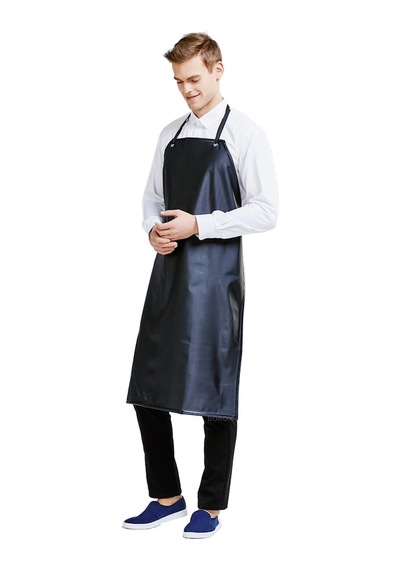 Asit ve Kimyasal Önlüğü - Pvc Önlük - Lacivert 70×110 Cm - Unisex
