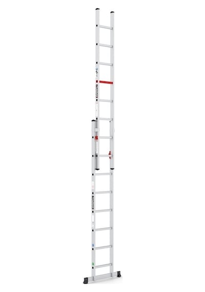 Çağsan TS6050 2x8 Basamaklı Duo İki Parçalı Alüminyum Merdiven