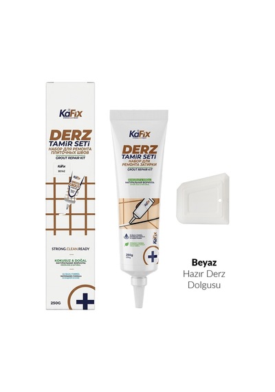 Hazır Derz Dolgu Tüpü Beyaz 250 Gr Hızlı Kuruyan Derz Tamir Ve Yenileme Tüpü