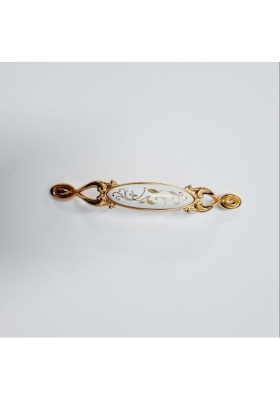 Miray 96 Mm Metal Gold Porselen Sarmasık Desenli / 5 Adet Altın