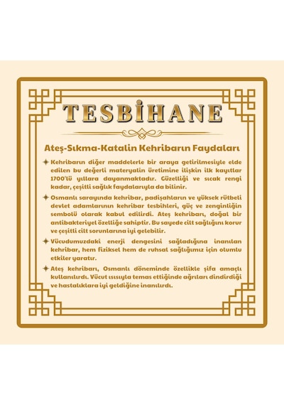 Sistemli Arpa Kesim Lacivert Sıkma Kehribar Tesbih Lacivert