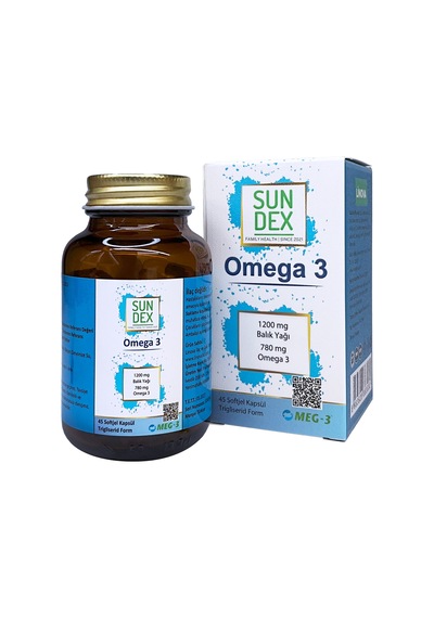 Sundex Omega 3 1200 MG 45 Softjel Kapsül
