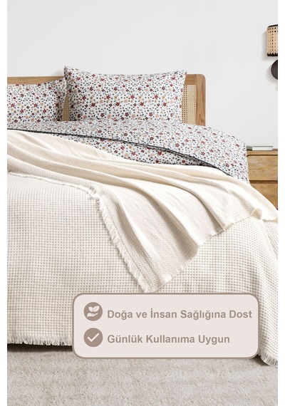Elart Julia Pike Çift Kişilik Krem