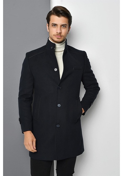 Plt8333 Dewberry Erkek Palto-Lacivert-Lacivert