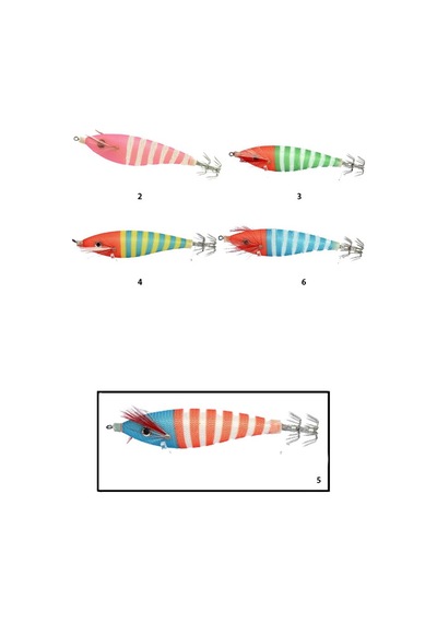 Captain 3004 Kalamar Zokası 8cm Zebra Squid