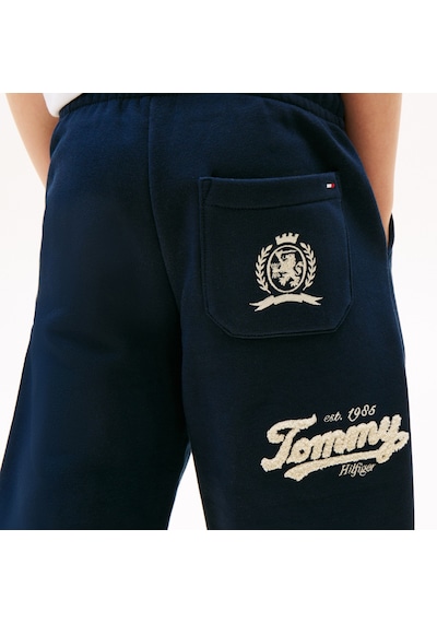 Tommy Hilfiger Varsity Graphic Çocuk Lacivert Eşofman Altı Kb0kb09700 Mavi