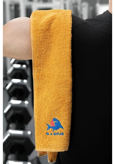 Spor Antrenman Havlusu 105x30 - Sarı, F2471