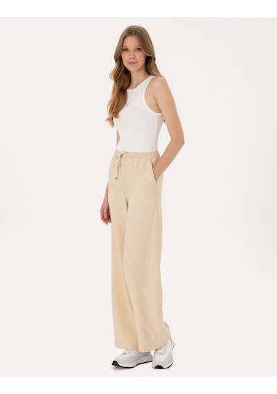 Pierre Cardin Kadın Bej Pantolon Kanvas-chino 50318198-vr011 Bej