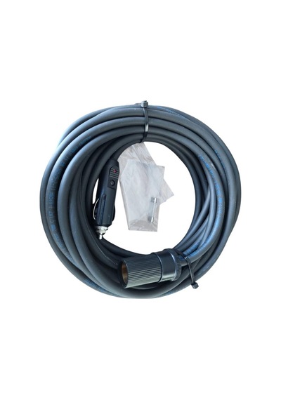 Araç Çakmak Uzatma Kablosu 12-24 Volt 16 Amper 2 X1,5 Mm Ttr Bakır 10 Metre-siyah