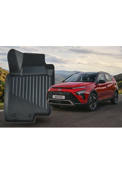 Hyundai Bayon 2021+ Uyumlu 3d Havuzlu Oto Paspas Premium
