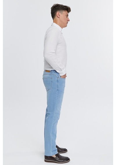 Regular Fit Jean Martin Yüksek Bel Standart Kesim Esnek Kot Pantolon C336 001