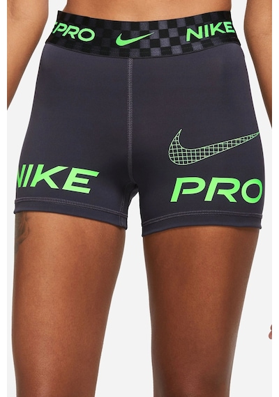 Nike Dri Fit Training Pro Graphic 3" Womens Shorts Kadın Tayt Şort Antrasit Antrasit