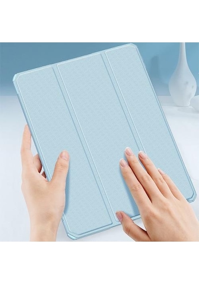 Coofbe Standlı Kalem Yerli Mıknatıslı Arkası Şeffaf Apple Uyumlu iPad Pro 11 Tablet Kılıfı 2022-2021-2020-2018