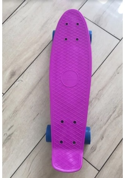 Triathlon T102 Pembe 4 Tekerli Kırılmaz Pvc Kaykay Çok Renkli