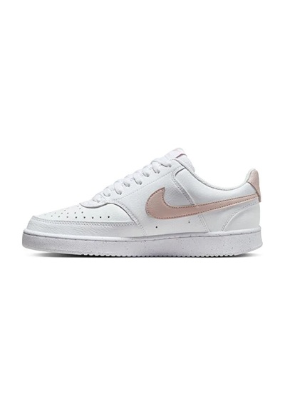 Nike Court Vision Lo Nn Kadın Sneaker Ayakkabı Beyaz Bej Beyaz Bej