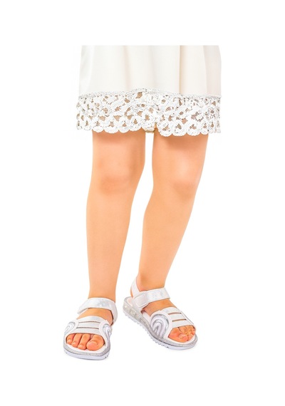 Kiko Kids Kız Çocuk Sandalet Arz 2352 Beyaz