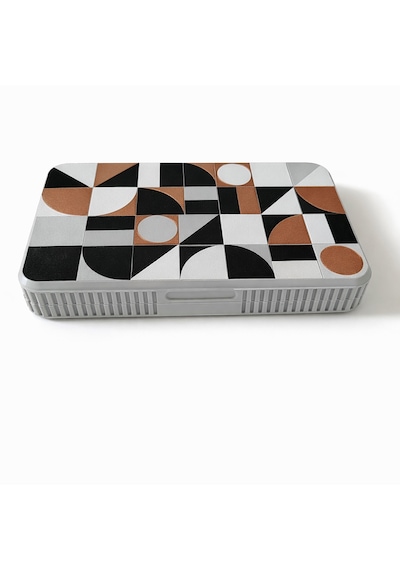 Taşınabilir Tavla Seti 25x22 Cm 3d Baskı Premium Tavla, Kompakt Seyahat Tavlası, Zar Ve Taş Dahil