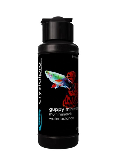 Crystalpro Guppy Fish Minerals- Lepistes Balıkları İçin Gerekli Doğal Karışım. 125 Ml