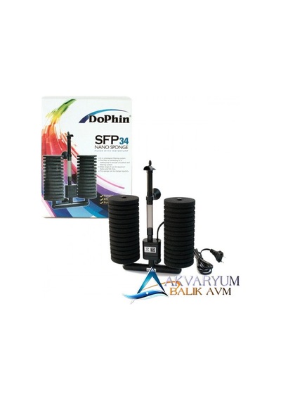 Dophin Sfp 34 Nano Sponge Motorlu Pipo Filtre