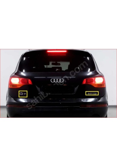 Audi Q7 Ve 3.0 Tdı Krom Bagaj Yazısı Seti 2'li Paket