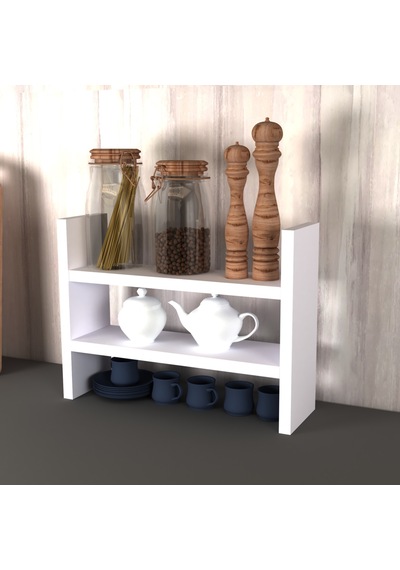 Ruum Store Ahşap Organizer Beyaz