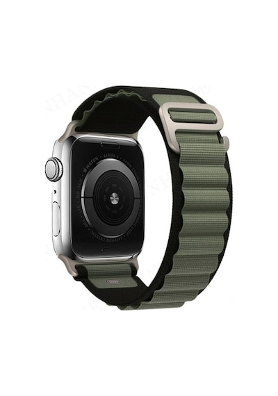 Watch 42mm Mountain Kordon - Siyah-yeşil Diğer