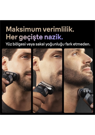 Braun Series 9 Pro+ Elektrikli Tıraş Makinesi, Islak Ve Kuru, Şarj Standı, 9615s 1 Saat
