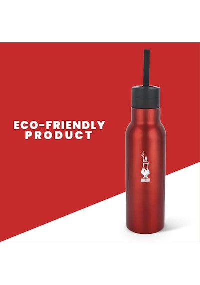 Ayrex Termal Şişe - 500ml - Kırmızı Renk - Paslanmaz Çelik - Çift Katmanlı - 12 Saat Sıcak 24 Saat Soğuk Tutar Diğer
