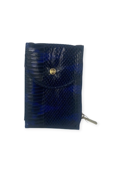 Ollbag Ol-1093y Kadın Zincir Askılı Mini Çanta Cüzdan Lacivert