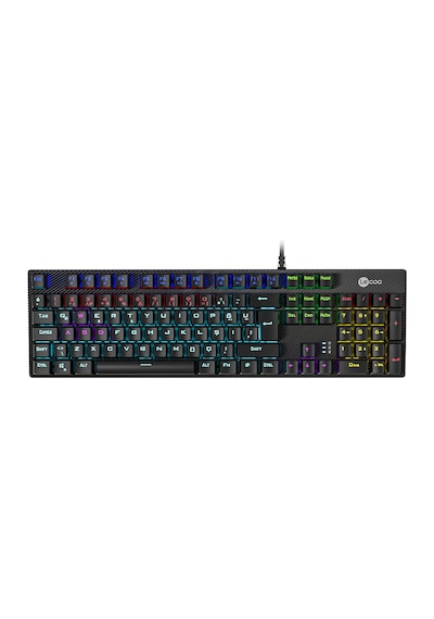Lecoo KG1101 Kablolu Blue Switch RGB Makro Tuşlu Gaming Mekanik Türkçe Q Klavye