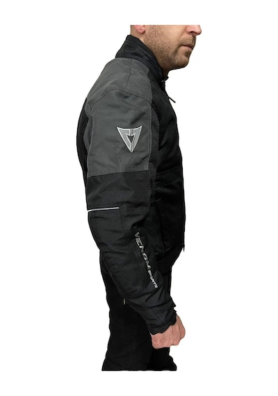 Dynamic 4 Mevsim Siyah Gri Motosiklet Montu