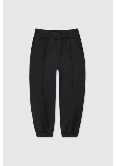 Panço Kız Bebek Fermuarlı Sweatshirt Ve Beli Lastikli 2'li Lacivert Eşofman Takımı 2621gb17002