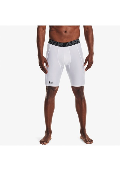 Under Armour Heatgear Pocket Long Erkek Beyaz Şort Düz 1361602 Beyaz