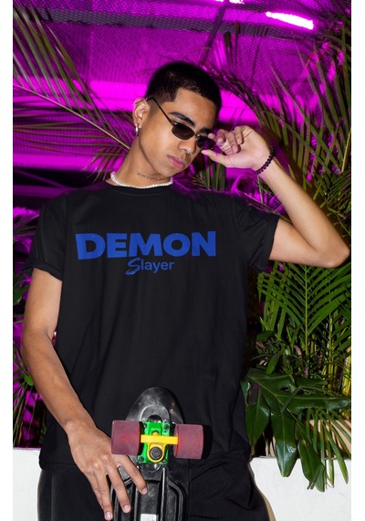 Sevbano Demon Slayer Kimetsu No Yaiba Anime Sırt Baskılı Unisex Oversize Siyah
