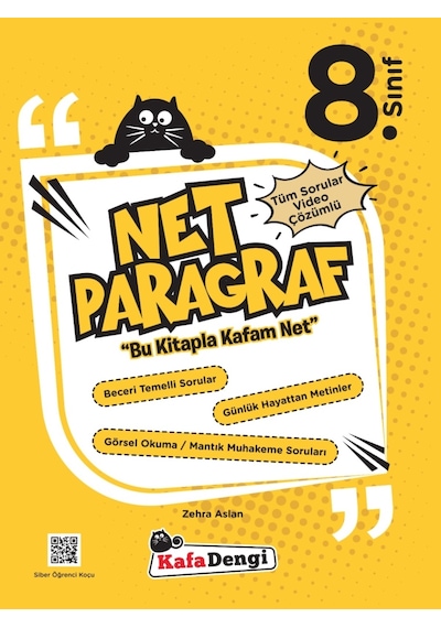Kafadengi Yayınları 8. Sınıf NET Paragraf Soru Bankası