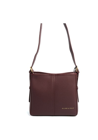 Silver Polo Sp1249 Kadın Omuz Çantası Mini Rolax Bordo-bordo