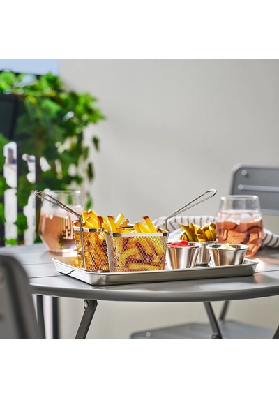 Ikea Grılltıder Paslanmaz Çelik Servis Sepeti