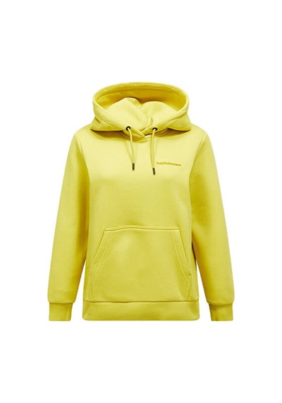 Peak Performance W Orıgınal Small Logo Hood Kadın Günlük Sweatshirt G79574220t Sarı