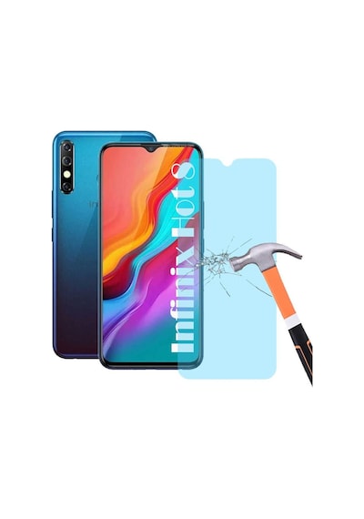 Logis İnfinix Hot 8 9d Mat Seramik Tam Kaplayan Ekran Koruyucu Cam