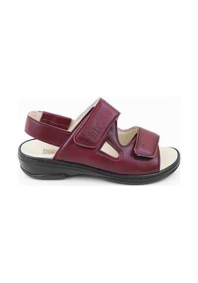 Ortopedik Kadın Sandalet Bordo Dia 020-82