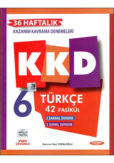 Kurmay Yayınları 6.sınıf Türkçe Kkd Fasikül