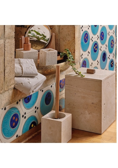 Linens Marble 8,3x8,3x15,2 Cm Sıvı Sabunluk Çok Renkli