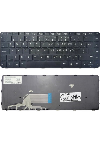 Hp Probook 430 G3 G4, 440 G3 G4, 445 G3 G4 Klavyesi Siyah Tr / Kl0903