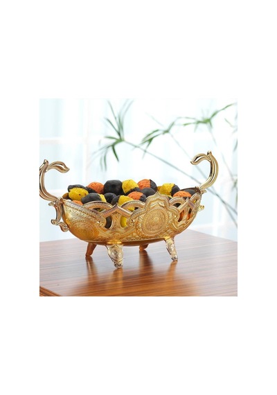 Gondol Çikolatalık Büyük Boy Standlı Metal Gold Ahsen Model