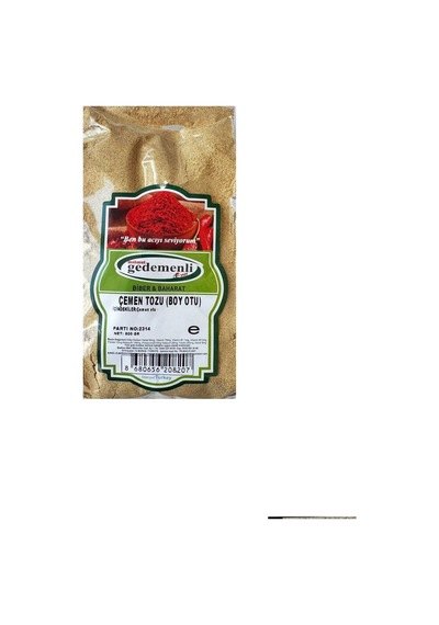 Mahmut Gedemenli Çemen Tozu Boy Otu 500 G