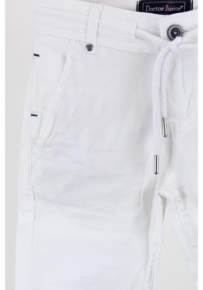 Doctor Junior Erkek Çocuk Regular Fit Jogger Pantolon Beyaz