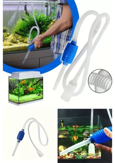 Manuel Akvaryum Pompası Pratik Su Değişimi Ve Temizlik İçin Ergonomik Tasarım