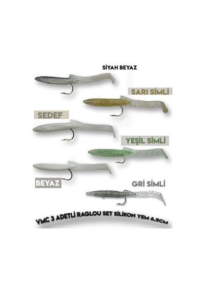 Vmc 3 Adetli Raglou Set Silikon Yem 6.5 Cm