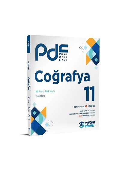 Eğitim Vadisi 11.sınıf Pdf Planlı Ders Föyü Coğrafya